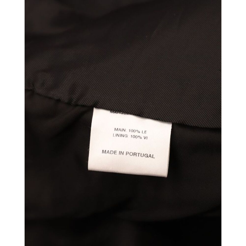 Marques Almeida Python Effect Biker Jacket In Pin… - image 5